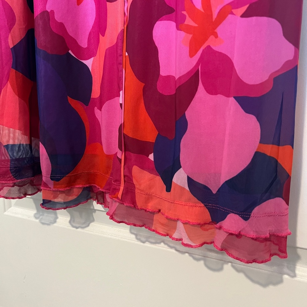 ASOS Vero Moda Colorful Abstract Maxi Dress - Picture 4 of 4